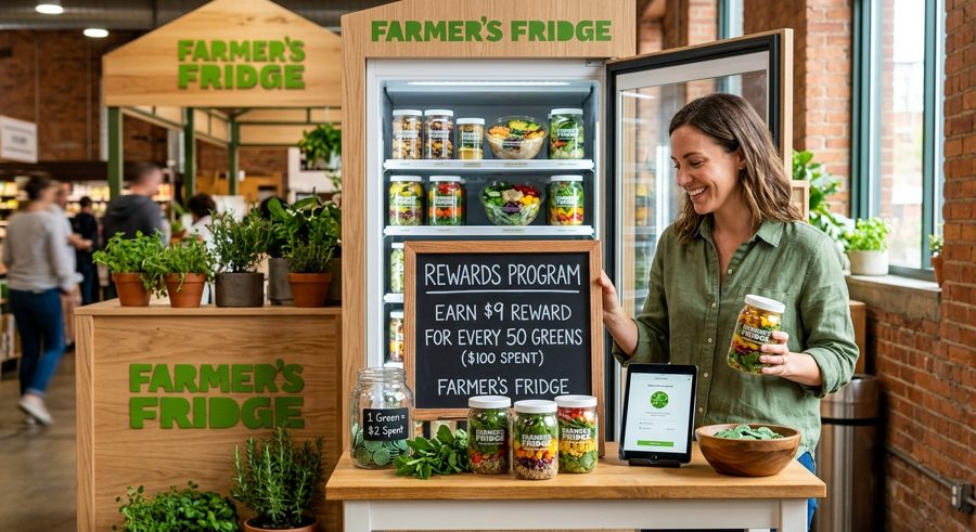 Rewards Program: Earn $9 reward for every 50 Greens ($100 spent)